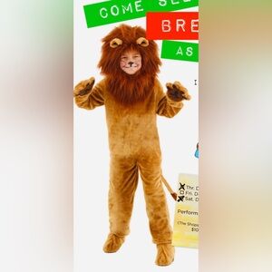 Lion Costume | 6 pieces | Kids XL | Adult Small